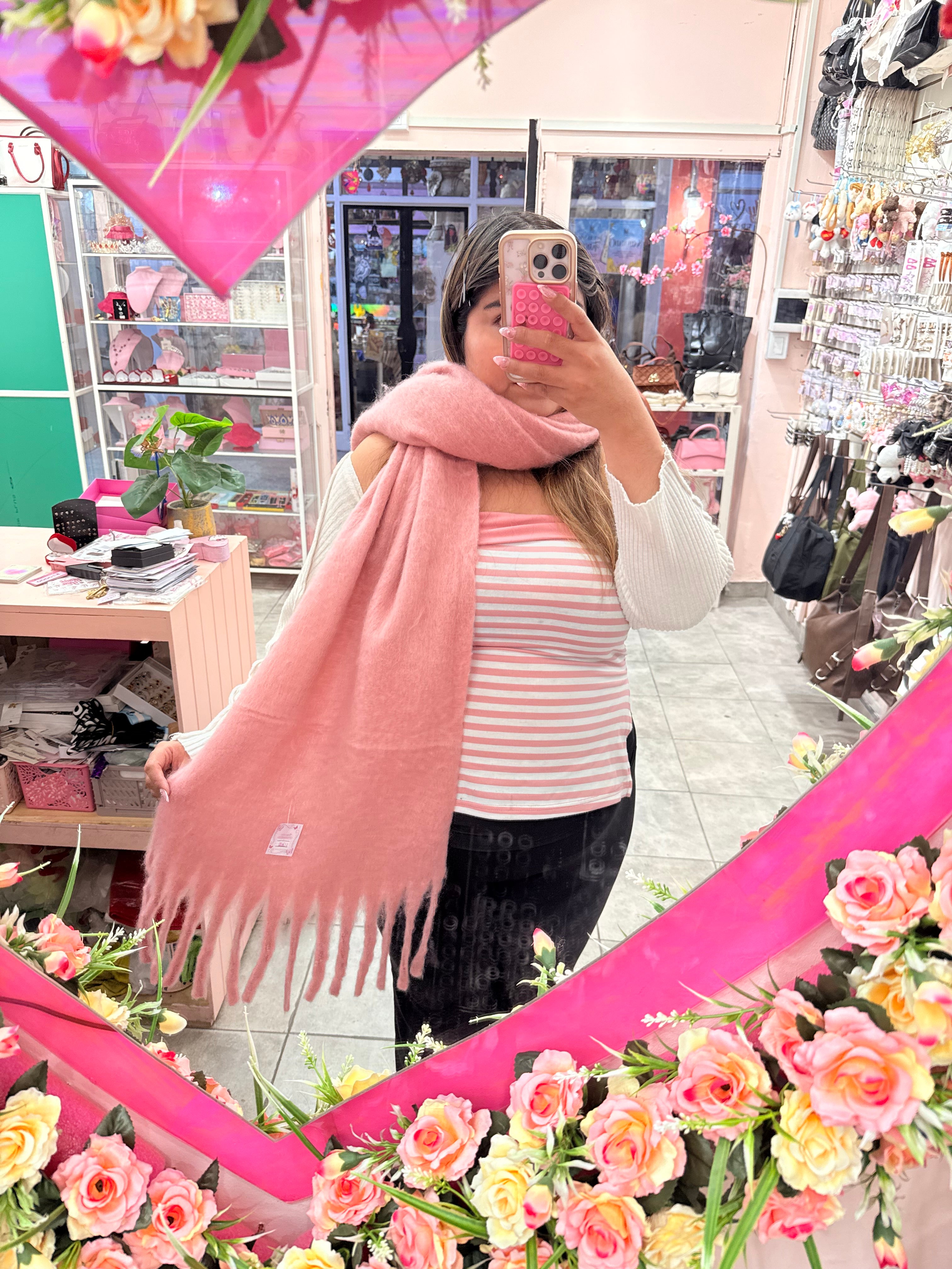 Bufanda nube rosa 🩷