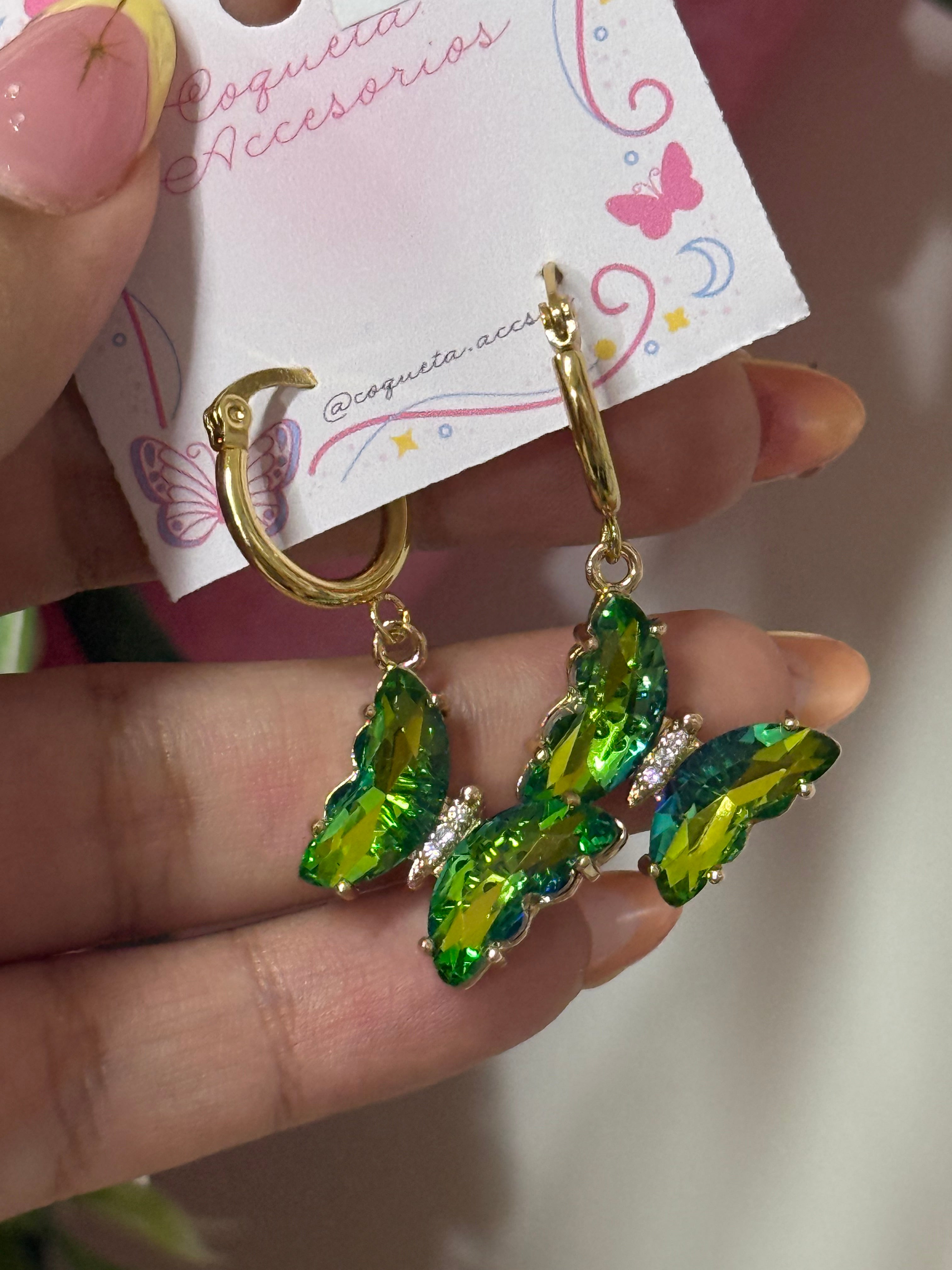 Aros de acero de mariposa