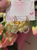 Aros argolla de corazones acero