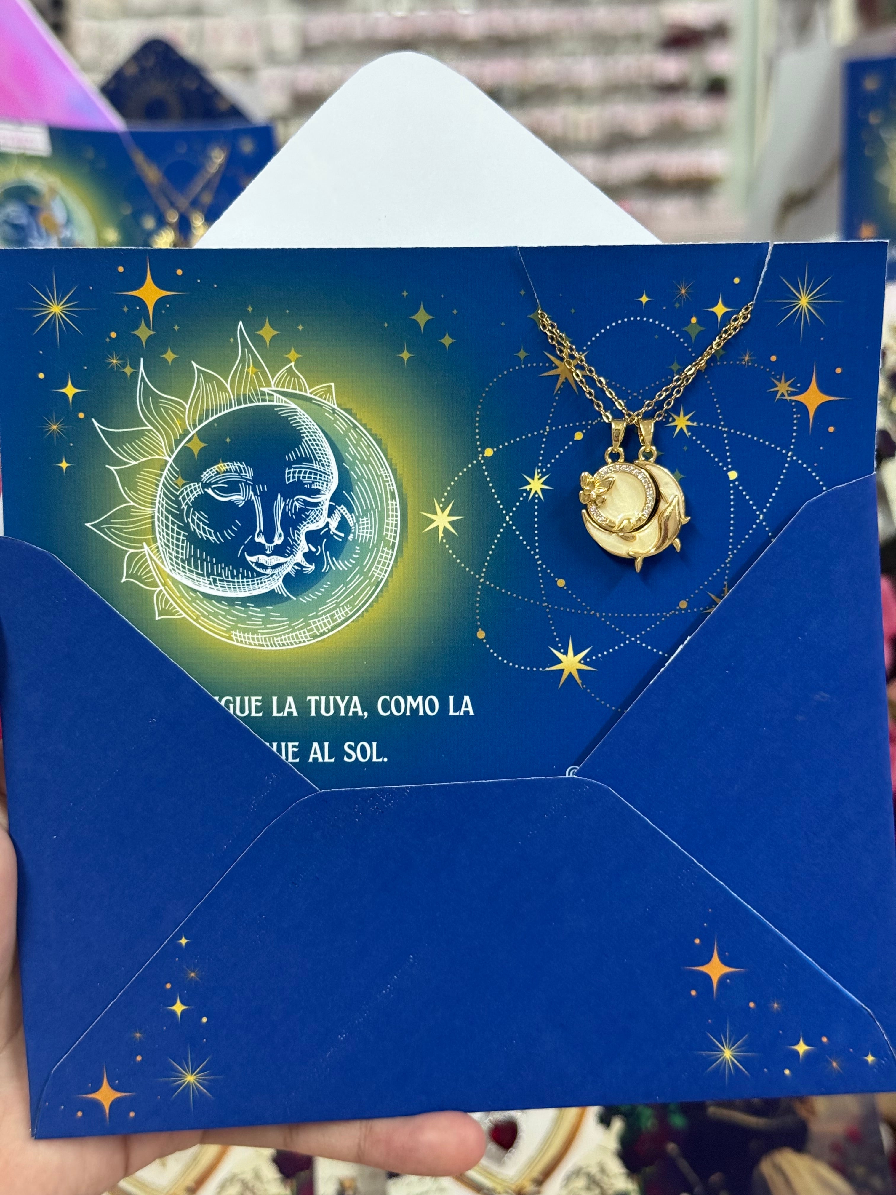Cadena para compartir sol y luna