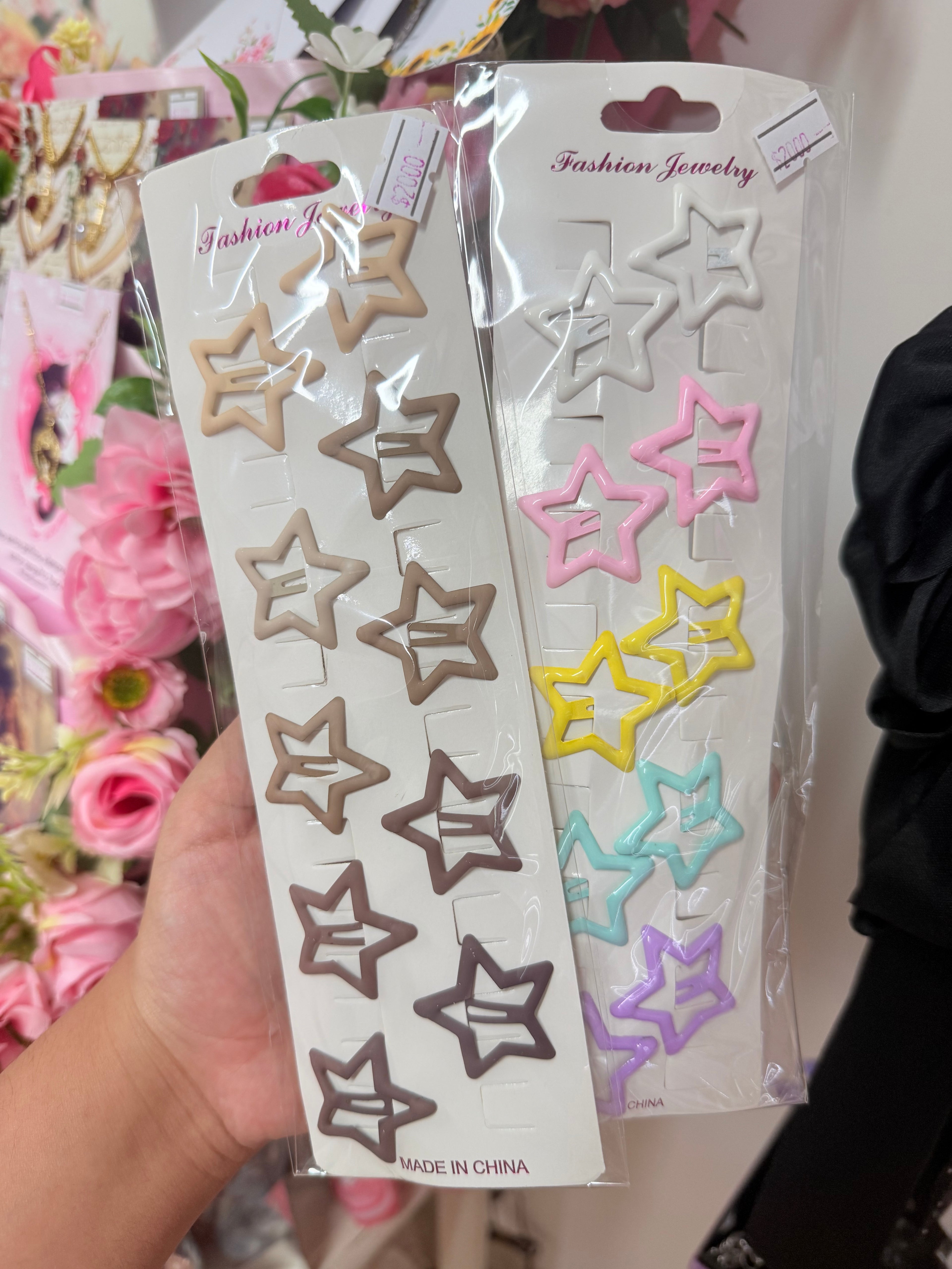 Hebillas estrellas