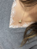 Relicario lana del rey dorado mariposa Strass