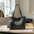 Cartera negra totebag