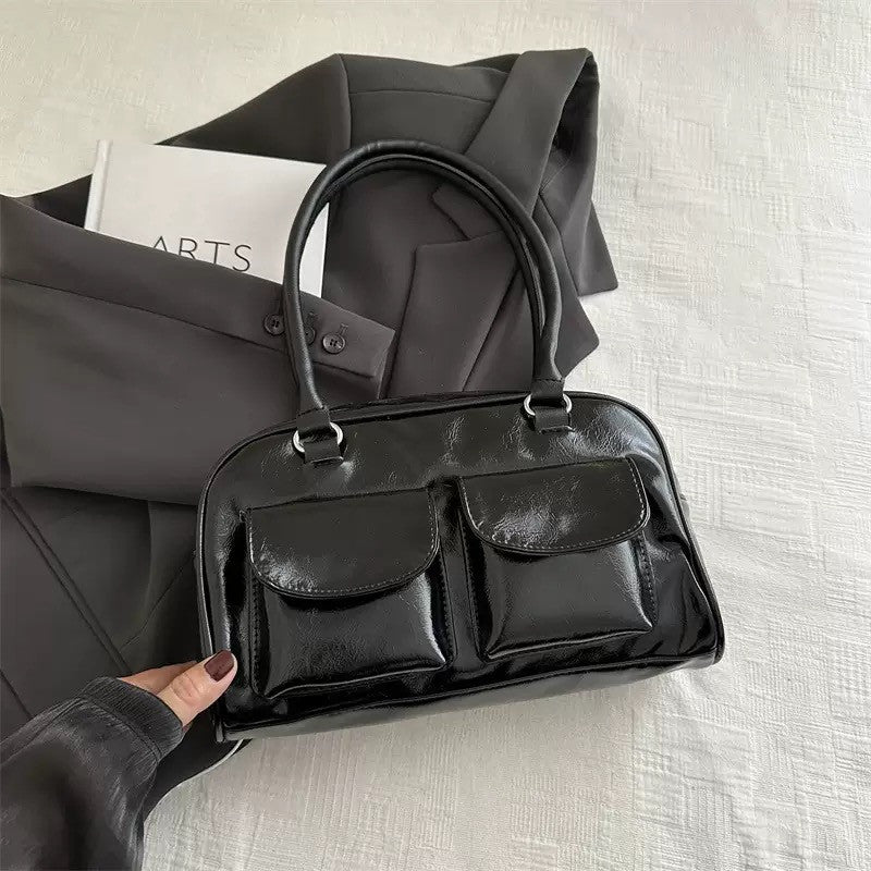 Cartera negra mini japonesa